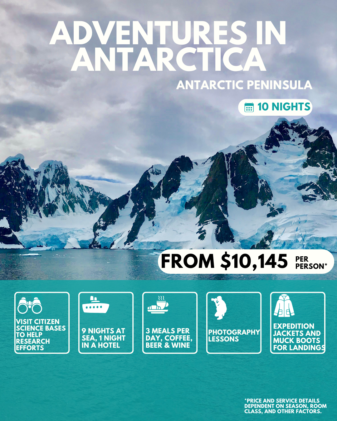11 Day Adventures in Antarctica